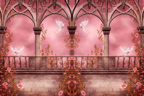 It is possible to rotate the camera, to change a background, to change color of a rose, etc. Pink Rose Fantasy 5k Retina Ultra HD Wallpaper ...