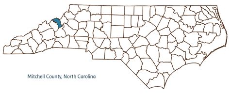 Mitchell County Ncpedia North Carolina Map Camden County North