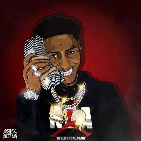 Nba youngboy drawing at paintingvalley com explore collection of. NBA YoungBoy Cartoon Wallpapers - Wallpaper Cave