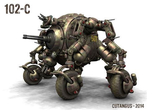 Cool 3d Concepts Dieselpunk Awesome And Bizarre World