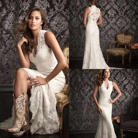 2015 Spanish Lace Wedding Dresses Country Western Vestidos De Novia