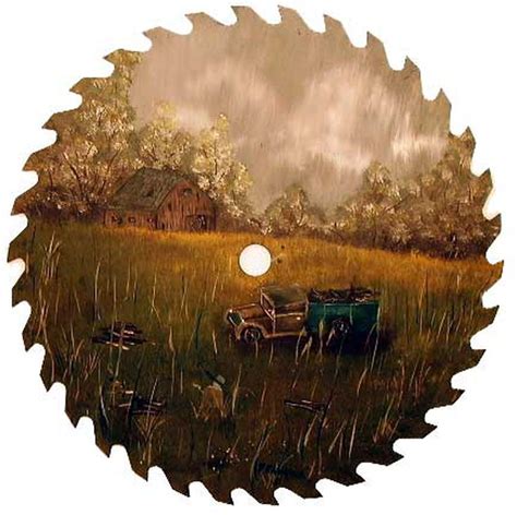 Saw Blade Painting Lesson