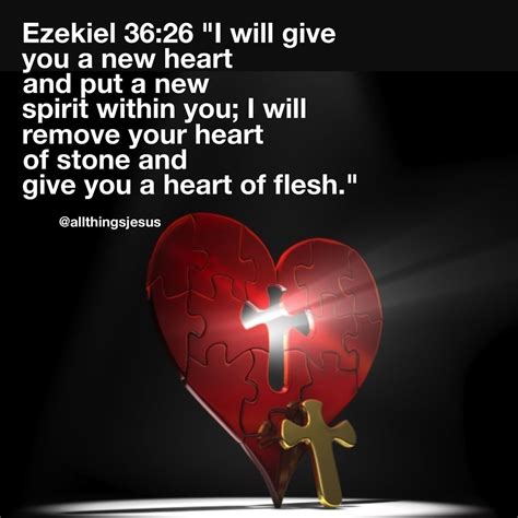 The Lord Will Change Your Heart New Heart Teaching Spirit