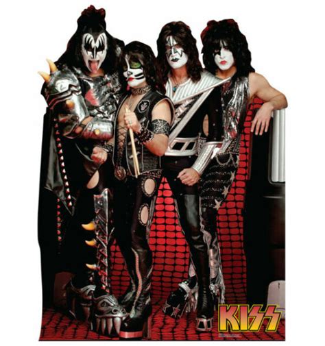 Advanced Graphics Kiss Group Life Size Cardboard Cutout Standup For