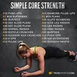 Pictures of Core Strength Building Exercises