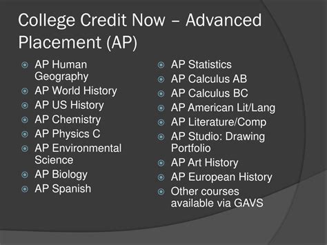 Ppt Dual Enrollment And Ap Classes Powerpoint Presentation Free