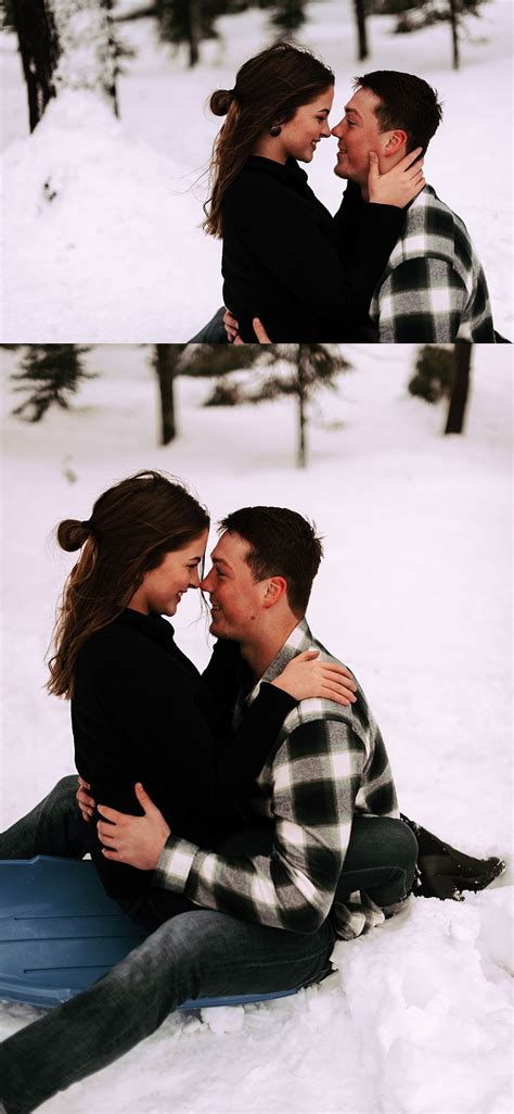 playful snow couple session | Snow photoshoot, Couples, Snow couple