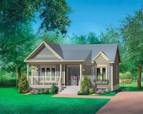 Depending on the size of your lot and the other rooms in the home, this number of bedrooms and number of baths can have a wide range of square footage. Lovely Two-Bedroom Home Plan - 80630PM | Architectural ...