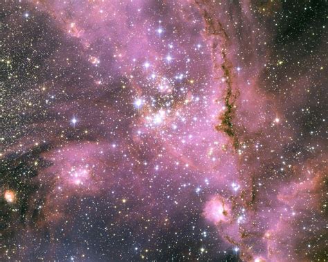 4k Ultra Hd Pink Galaxy Space Wallpaper