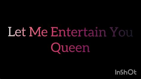 Let Me Entertain You Queen Traduzione In Italiano Youtube