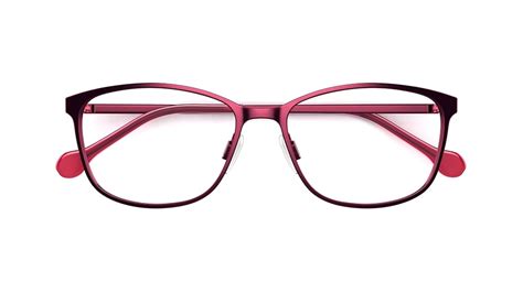 Specsavers Womens Glasses Fayola Pink Geometric Metal Stainless