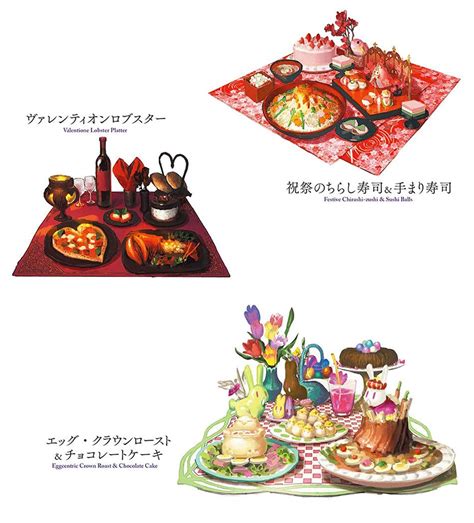 Housing Food Sets Concept Art From Final Fantasy Xiv Stormblood Art