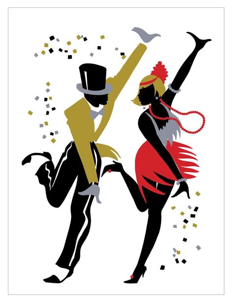 Charleston Arte Jazz Jazz Art Paris Poster Art 1920s Poster Danse Swing 1920s Dance Wilson
