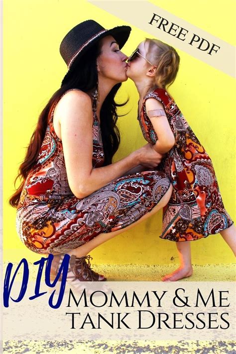 Diy Matching Mommy And Me T Shirt Dresses Creative Fashion Blog Diy