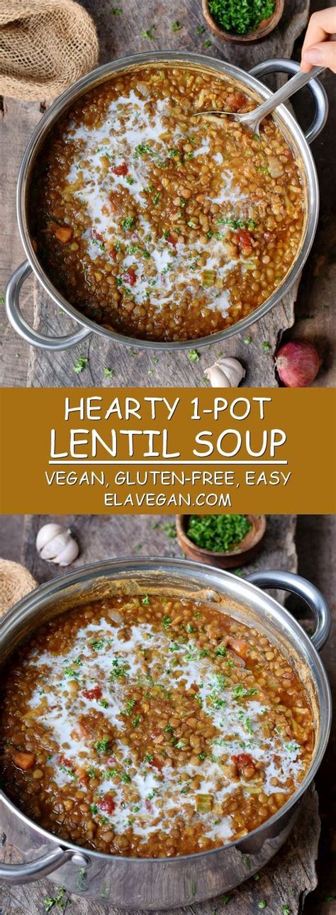 This Best Lentil Soup Recipe Is Super Comforting Hearty Flavorful And Easy To Make Its