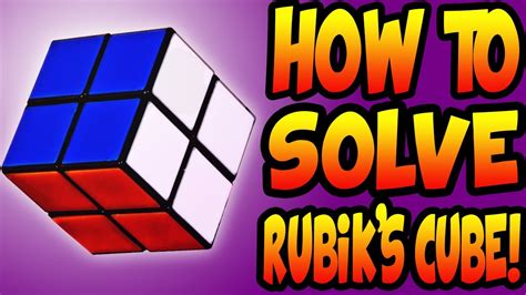 How To Solve A 2x2 Rubiks Cube Easiest And Quickest Method Youtube