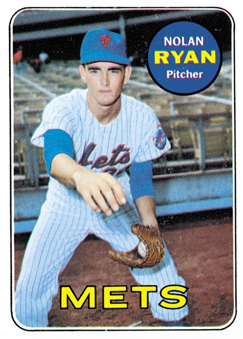 Nolan Ryan 1969 Topps Baseball Card Mets History