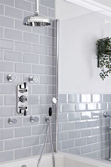 Ceiling mounted brass straight shower arm for rainfall shower head material : Milano Elizabeth - Chrome and Black Traditional ...