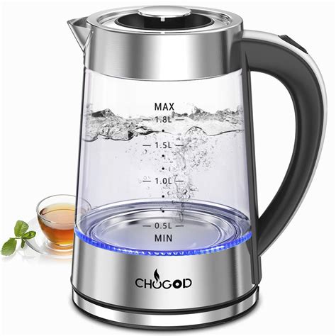 electric water kettle glass heater stainless steel boiling 1500w fast 18l which 8l