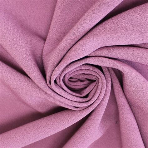Mauve Deep Stretch Crepe Fabric 1 Yard Style 482