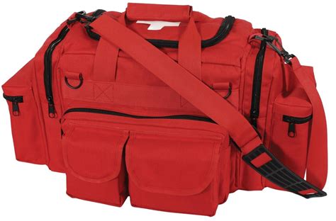 Red Emt Medical Tactical Emergency Trauma Shoulder Bag Ems Medic Bag