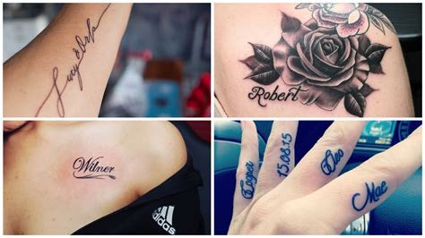 ¡amor De Madre 27 Ideas De Tatuajes De Nombres De Hijos