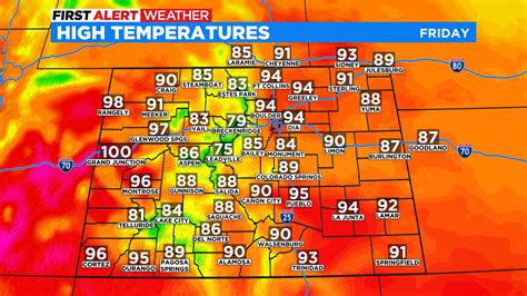 Colorado Weather Hot With Near Record Highs This Weekend Only