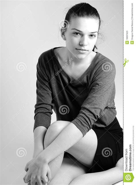 Girl Posing Stock Image Image Of Female Standing Pretty 18097623