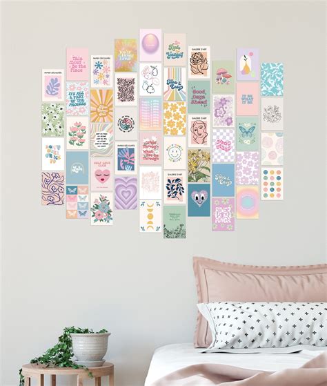 Buy Artivo Danish Pastel Wall Collage Kit For Aesthetic Pictures