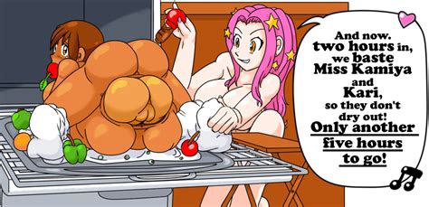 Rule 34 Ass Breasts Color Cooking Digimon Female Gynophagia Human