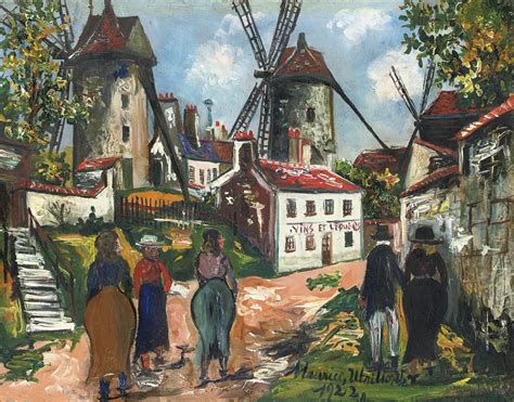 Maurice Utrillo 1883 1955 Les Anciens Moulins De La Galette