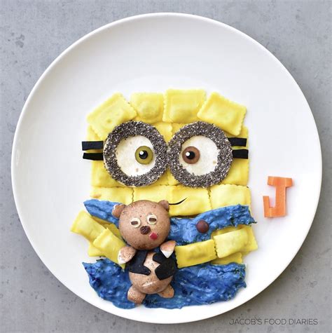 this mom turns her son s food into healthy meals that look like adorable cartoon characters