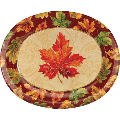 Check spelling or type a new query. Fall Flourish 12-inch Oval Plates: Party at Lewis Elegant ...