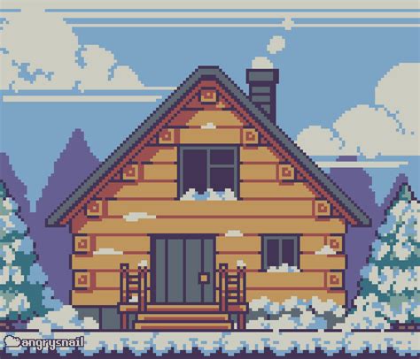 Cozy Cabin Rpixelart