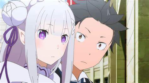 This Is From The Anime Rezero The Couple In The Picture Is Natsuki