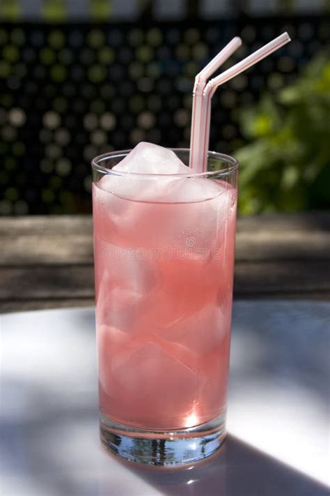 Glass Of Pink Lemonade Stock Photo Image Of Lemonade 9468218