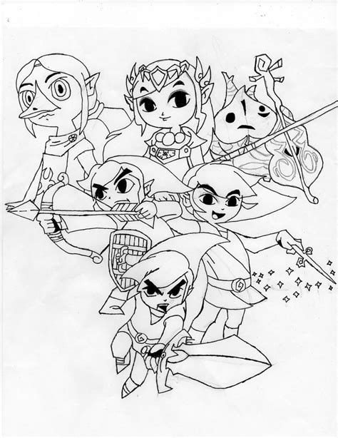 Legend Of Zelda Wind Waker Drawing D By Chaoticblades212 On Deviantart
