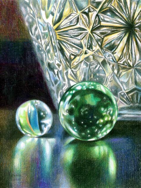 How To Draw Glass In Colored Pencil Veronica Winters Painting