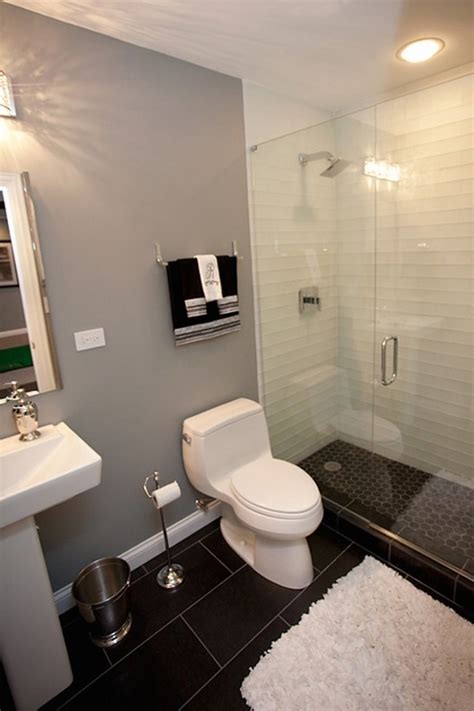 Small, large, basement, or regular bathroom, all will look better with a mirror. Basement bathroom ideas - add value to your property