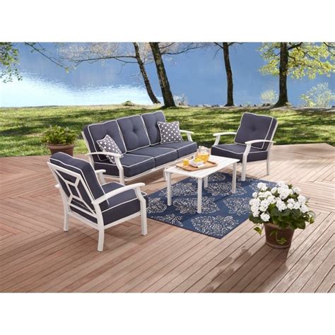 I am a modern patio design and outdoor living enthusiast. Better Homes and Gardens Carter Hills 4-Piece Patio ...