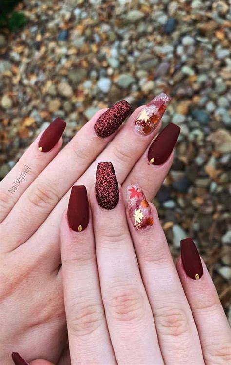 Try These Fashionable Nail Ideas Thatll Boost Your Fall Mood Cute