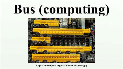 Of control lines is required. Bus (computing) - YouTube