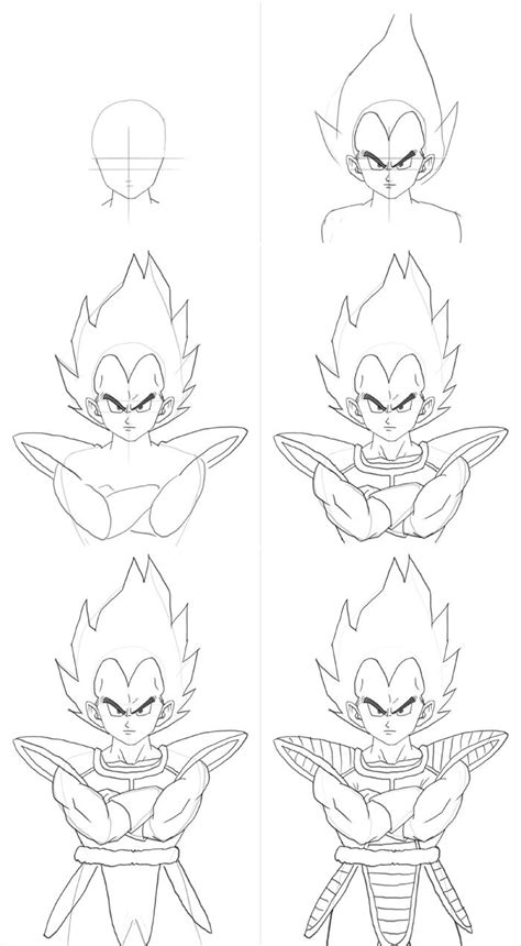 Comment Dessiner Goku 3 Easy Drawings Dibujos Faciles Pdmrea