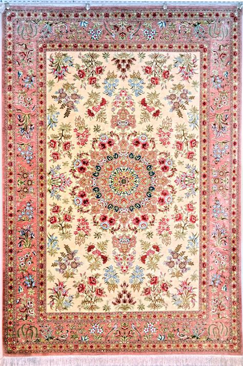 Floral Silk Persian Rug Exclusive Collection Of Rugs And Tableau Rugs