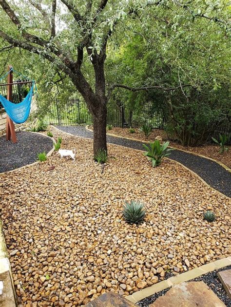 Home owner enjoys 1970 sq.ft. Backyard Landscaping, Hardscapes, Xeriscapes, Austin, TX ...