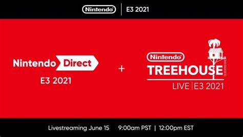 So when can we watch nintendo direct e3 2021? Nintendo Direct: E3 2021 livestream set for June 15 - VG247