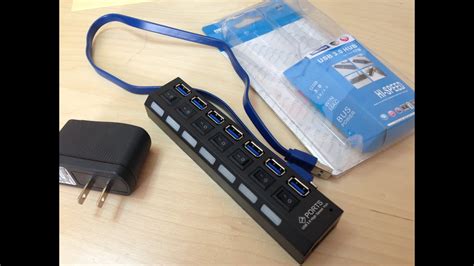 7 Port Usb 30 Hub Review And Missing Driver Fix Youtube