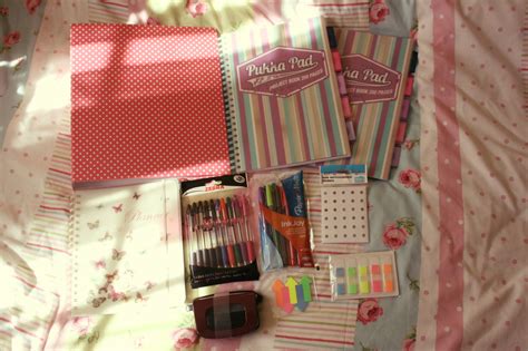 Beauty And Lifestyle Blog Back To School Stationery Haul Tesco And Asda