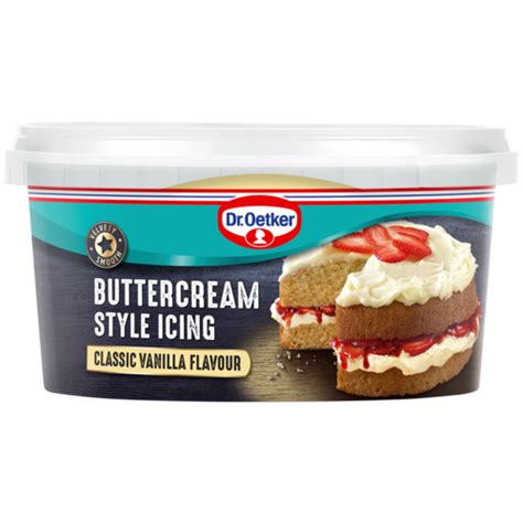 Classic Vanilla Buttercream Style Icing Buttercream Dr Oetker