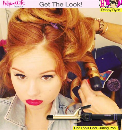 Debby Ryans Hair — Get Her Glamorous Look With Hot Tools Curling Iron